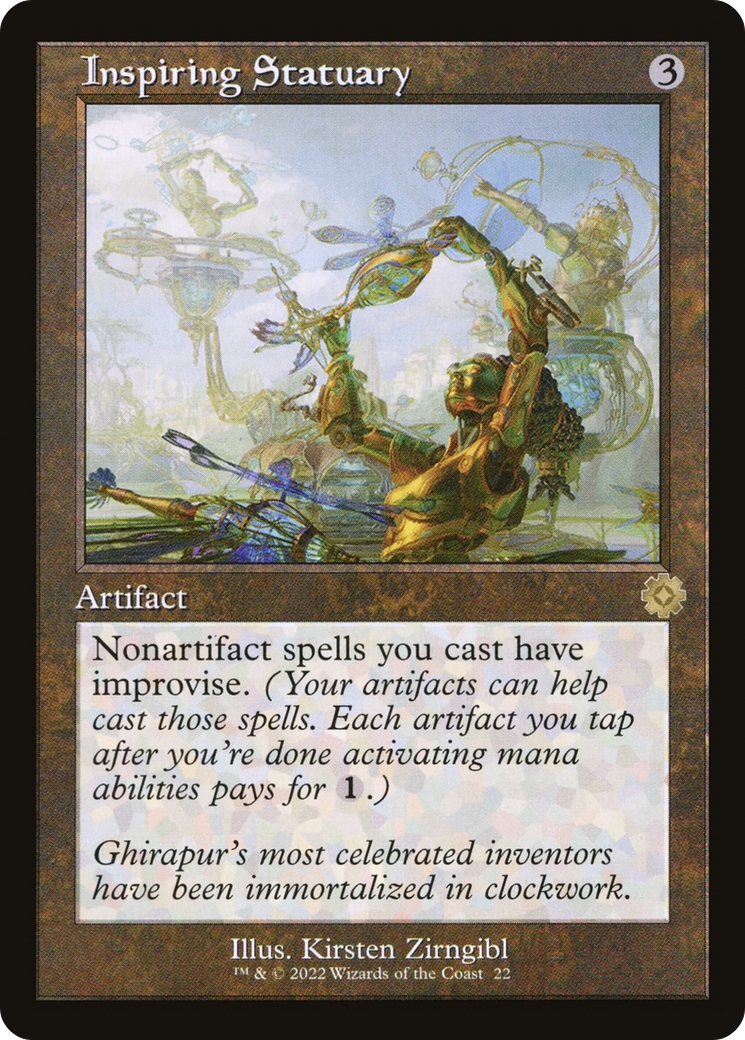 Inspiring Statuary (022) (Retro Frame)