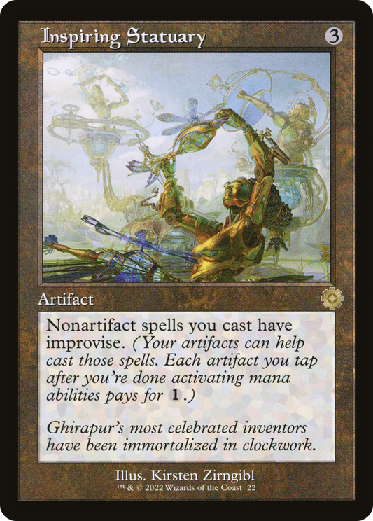 Inspiring Statuary (022) (Retro Frame)