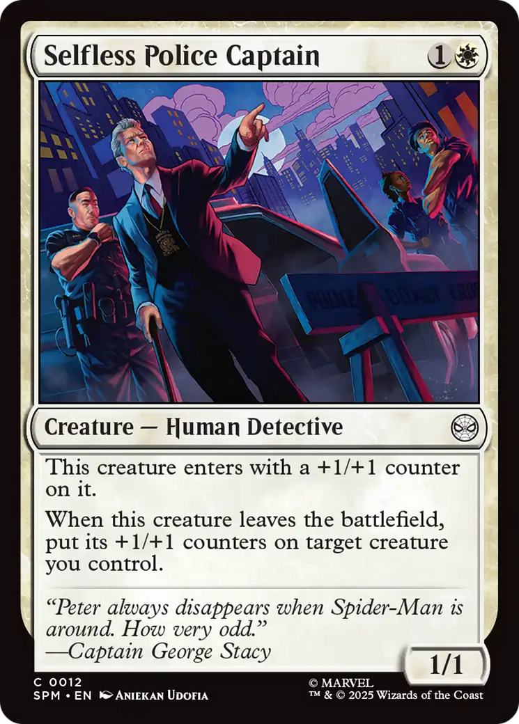 Selfless Police Captain - Foil