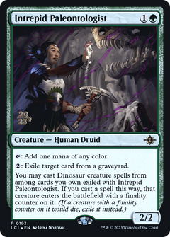 Intrepid Paleontologist (0193) (Prerelease) - Foil