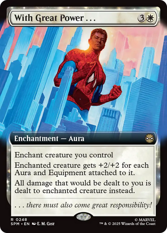 With Great Power... (0248) (Extended Art) - Foil
