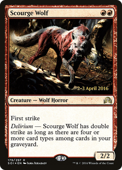 Scourge Wolf (179) (Prerelease) - Foil