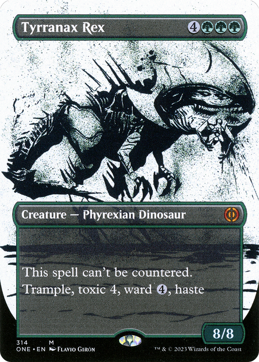 Tyrranax Rex (314) (Borderless) (Showcase) - Foil
