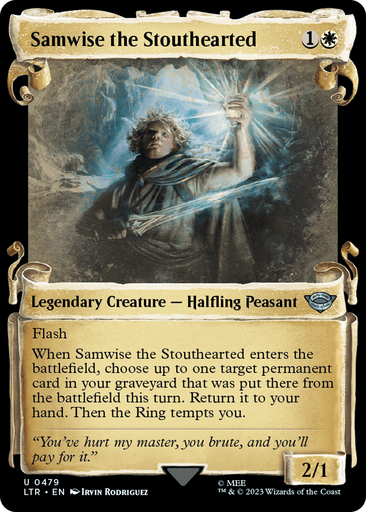 Samwise the Stouthearted (0479) (Showcase) - Silver Foil
