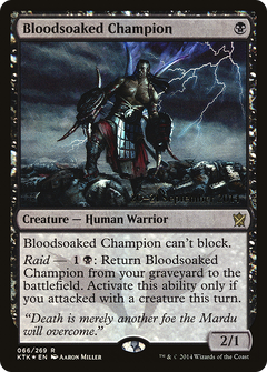 Bloodsoaked Champion (066) (Prerelease) - Foil