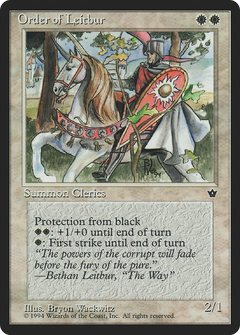 Order of Leitbur (Left-Facing) (Illus. Bryon Wackwitz)