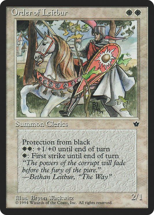 Order of Leitbur (Left-Facing) (Illus. Bryon Wackwitz)