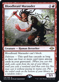 Bloodbraid Marauder (116) (Prerelease) - Foil