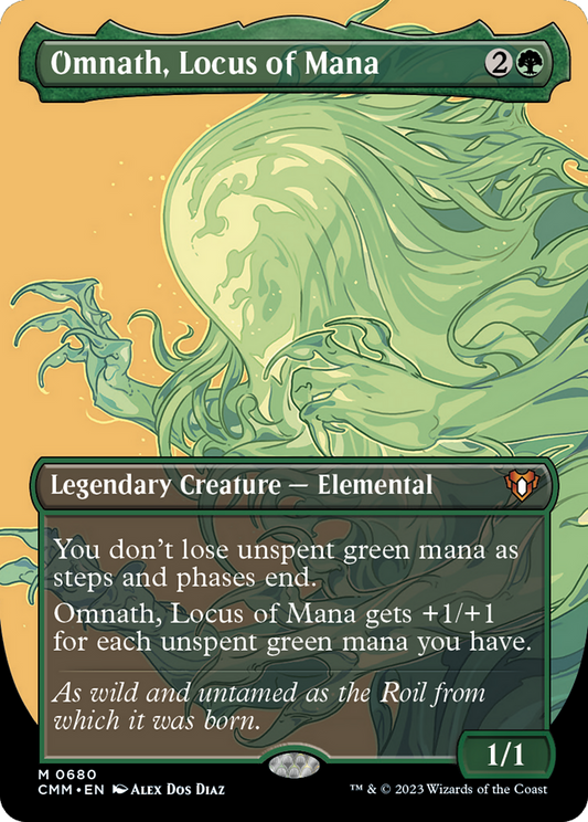 Omnath, Locus of Mana (0680) (Borderless) - Foil