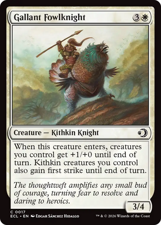 Gallant Fowlknight (0017) (ECL) - Foil