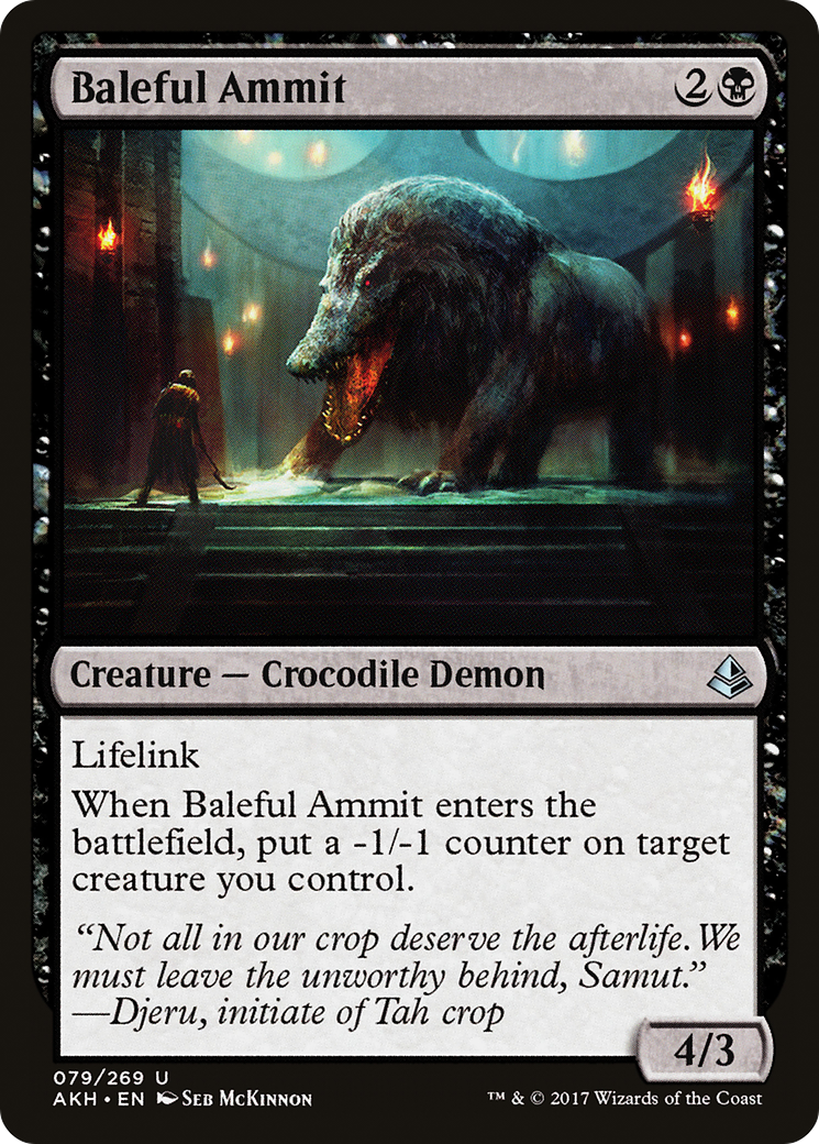 Baleful Ammit - Foil