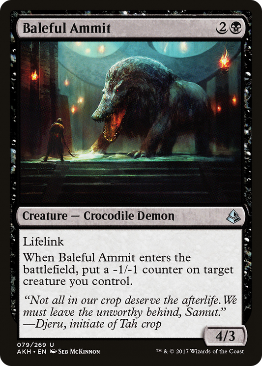 Baleful Ammit - Foil
