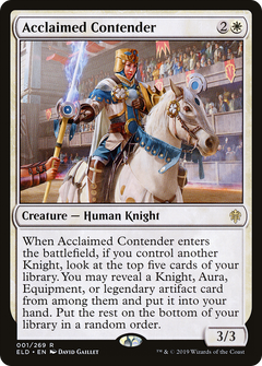 Acclaimed Contender - Foil
