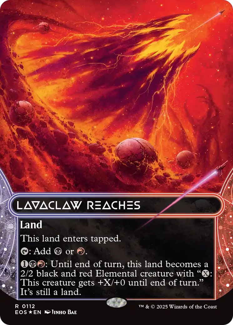 Lavaclaw Reaches (0112) (Borderless) - Galaxy Foil