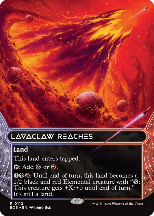 Lavaclaw Reaches (0112) (Borderless) - Galaxy Foil
