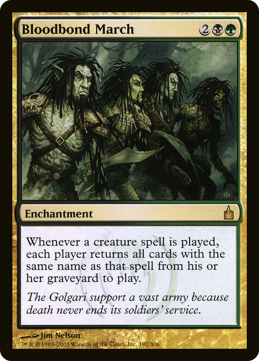Bloodbond March - Foil