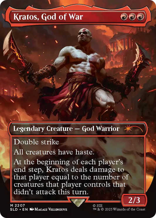 Kratos, God of War (2207) (Borderless) - Foil sld