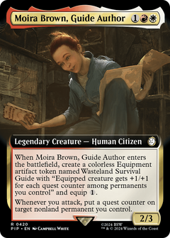 Moira Brown, Guide Author (0420) (Extended Art) - Foil