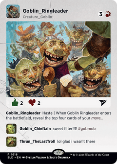 Goblin Ringleader (1616) (Showcase) - Rainbow Foil