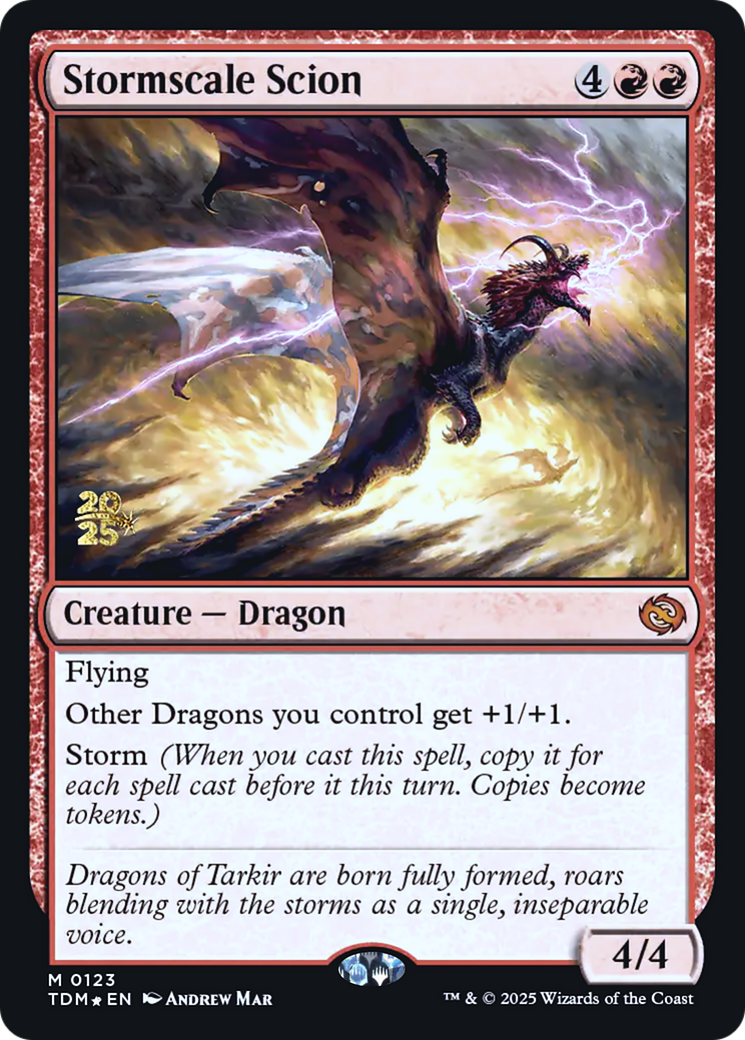 Stormscale Scion (0123) (Prerelease) (PTDM) - Foil