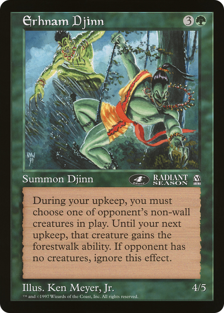 Erhnam Djinn (4th Place) (Oversized) (Arena League Promo)