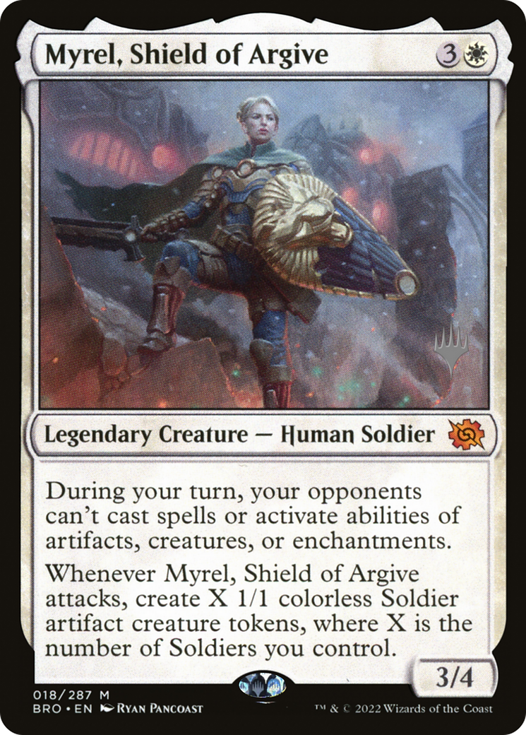 Myrel, Shield of Argive (018) (Promo Pack) - Foil