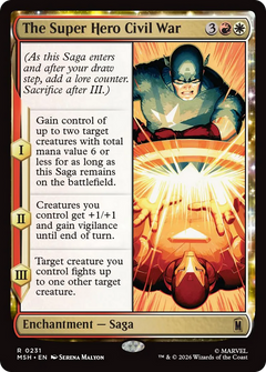 The Super Hero Civil War (0231) (MSH) - Foil
