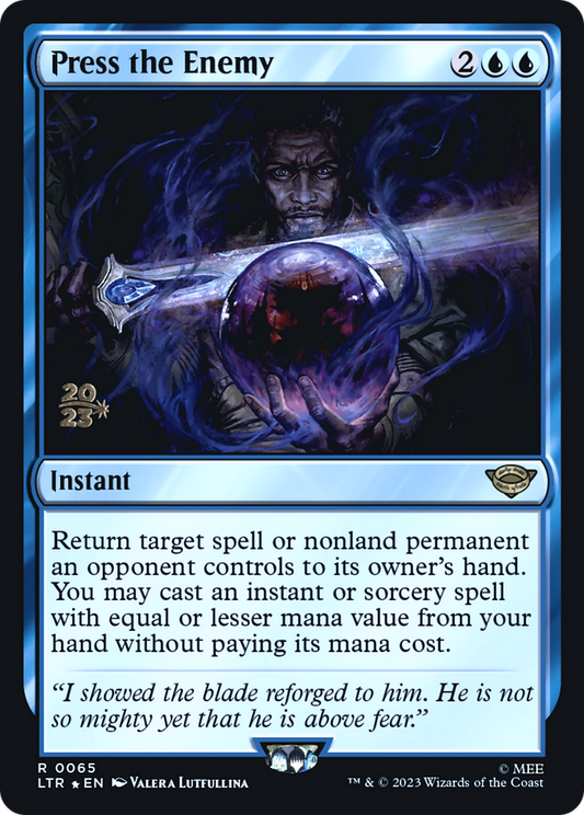 Press the Enemy (0065) (Prerelease) - Foil