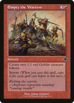 Empty the Warrens (318) (Retro Frame) - Foil