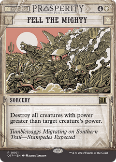 Fell the Mighty (0001) (Showcase) - Foil