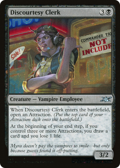 Discourtesy Clerk (356) - Galaxy Foil