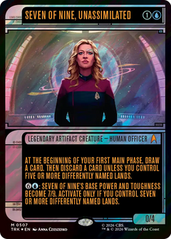 Seven of Nine, Unassimilated (0507) (Showcase) (TRK) - Surge Foil