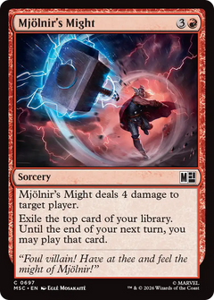 Mjölnir's Might (MSC) - Foil