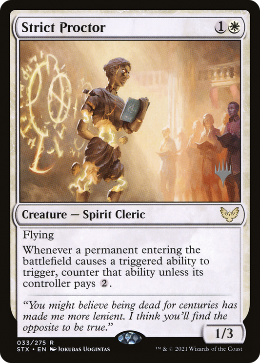 Strict Proctor (033) (Promo Pack) - Foil
