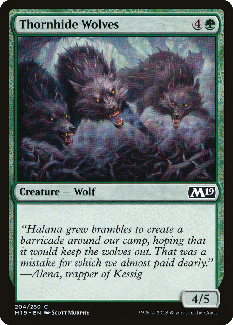 Thornhide Wolves - Foil
