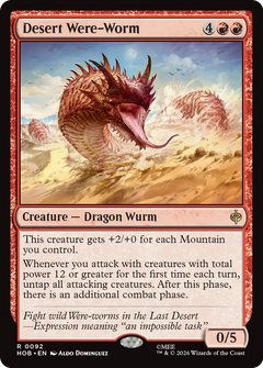 Desert Were-Worm (HOB)