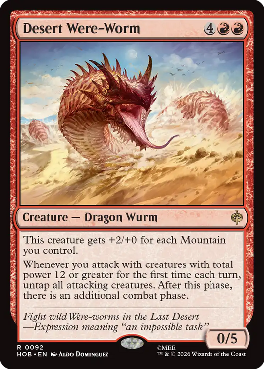 Desert Were-Worm (HOB)