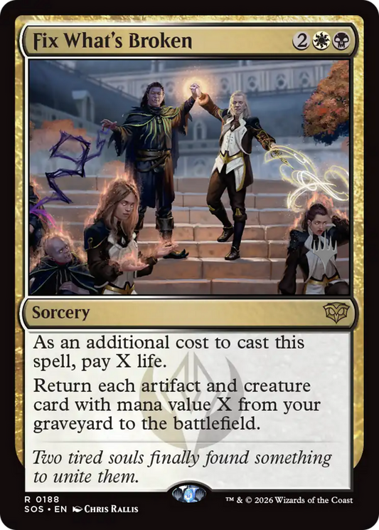 Fix What's Broken (0188) (Promo Pack) (PSOS)