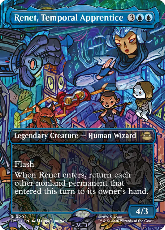 Renet, Temporal Apprentice (0202) (Borderless) (TMT) - Foil