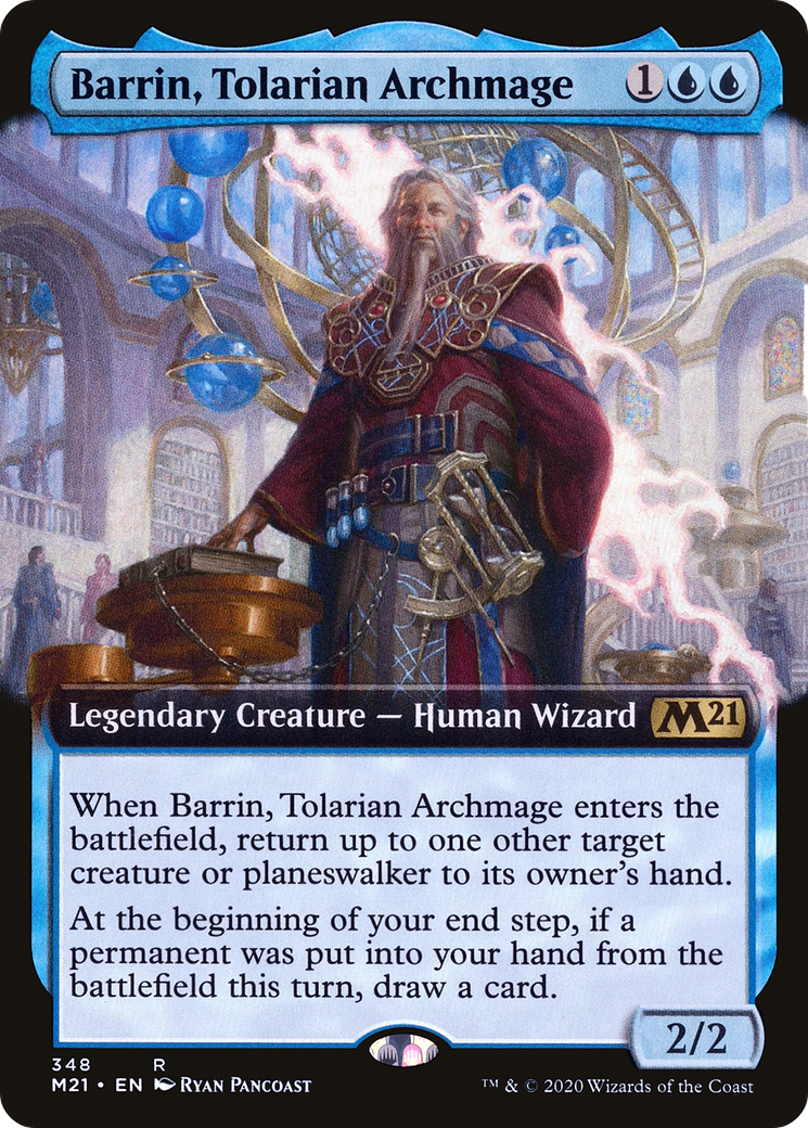 Barrin, Tolarian Archmage (348) (Extended Art)