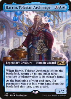 Barrin, Tolarian Archmage (348) (Extended Art)