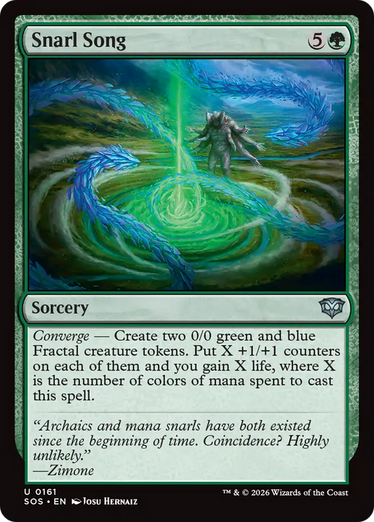 Snarl Song (SOS) - Foil