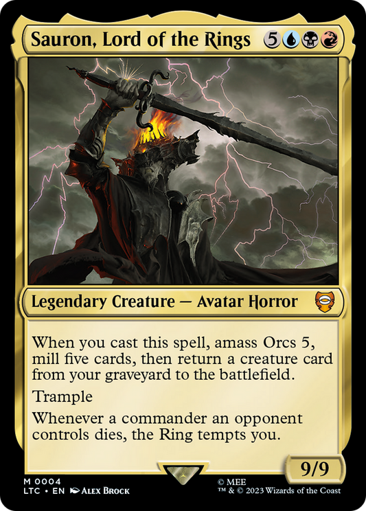 Sauron, Lord of the Rings - Foil