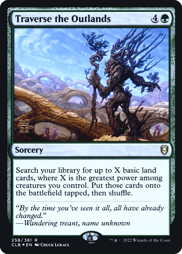Traverse the Outlands (258) (Prerelease) - Foil