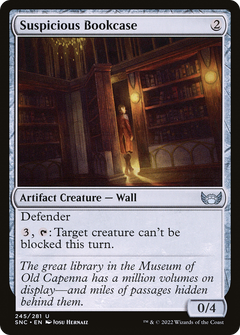 Suspicious Bookcase - Foil