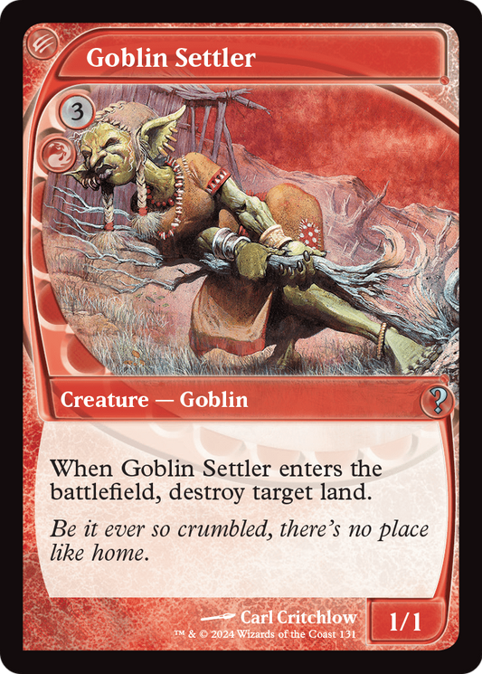 Goblin Settler (MB2) - Foil