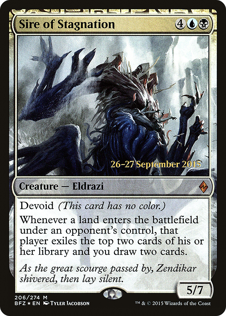 Sire of Stagnation (206) (Prerelease) - Foil
