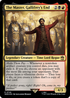 The Master, Gallifrey's End (0749) - Surge Foil