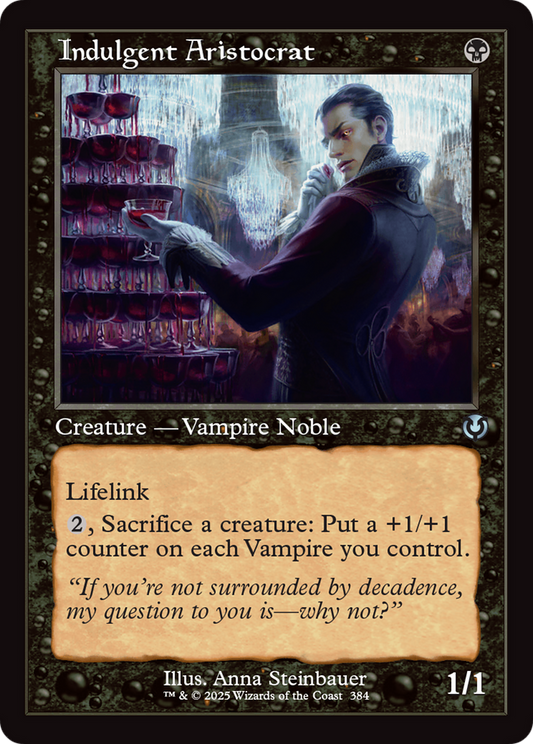 Indulgent Aristocrat (0384) (Retro Frame) - Foil
