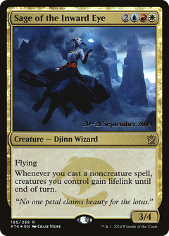Sage of the Inward Eye (195) (Prerelease) - Foil